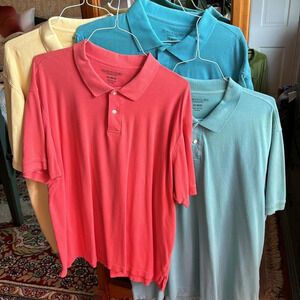 ⚾️ 4 Faded Glory Polo shirts EUC ⚾️